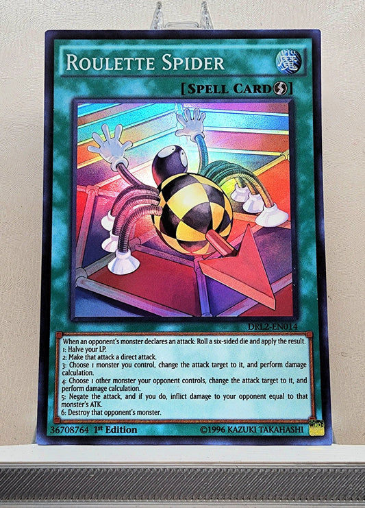 Yugioh! 1x Roulette Spider (DRL2 - Super Rare) 1st Edition