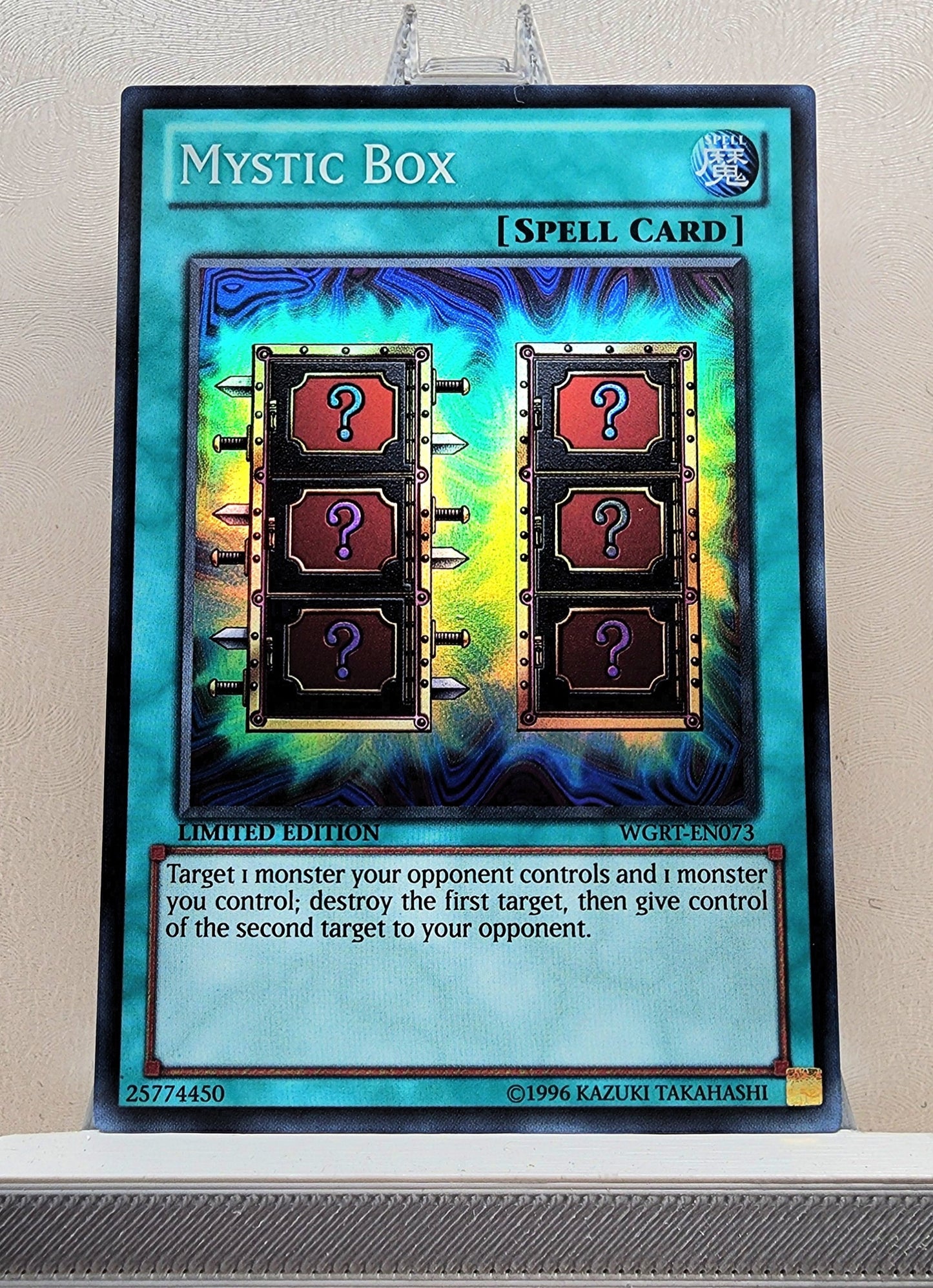 Yugioh! 1x Mystic Box (WGRT - Super Rare) Limited Edition