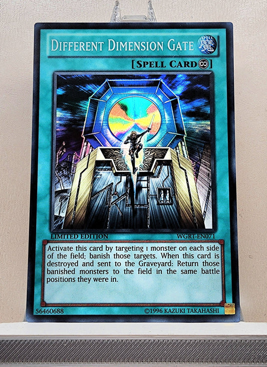 Yugioh! 1x Different Dimension Gate (WGRT - Super Rare) Limited Edition