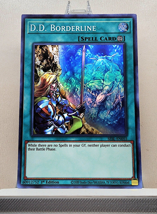 Yugioh! 1x D.D Borderline (SESL - Super Rare) 1st Edition