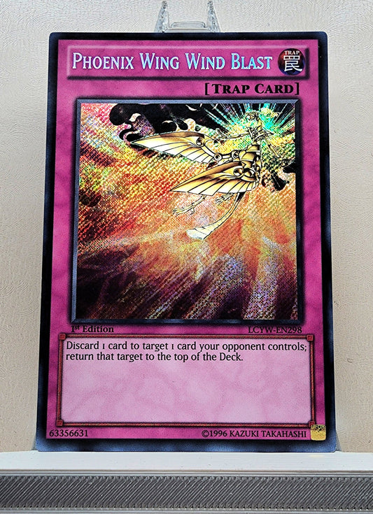 Yugioh! 1x Phoenix Wing Wind Blast (LCYW - Secret Rare) 1st Edition