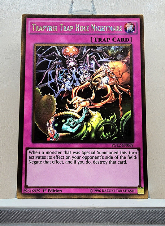 Yugioh! 1x Traptrix Trap Hole Nightmare (PGL2 - Gold Rare) 1st Edition