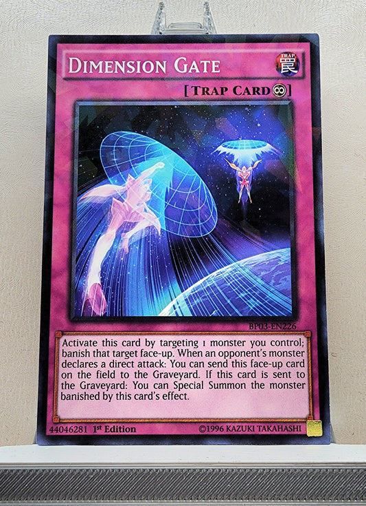 Yugioh! 1x Dimension Gate (BP03 - Shatterfoil Rare) 1st Edition