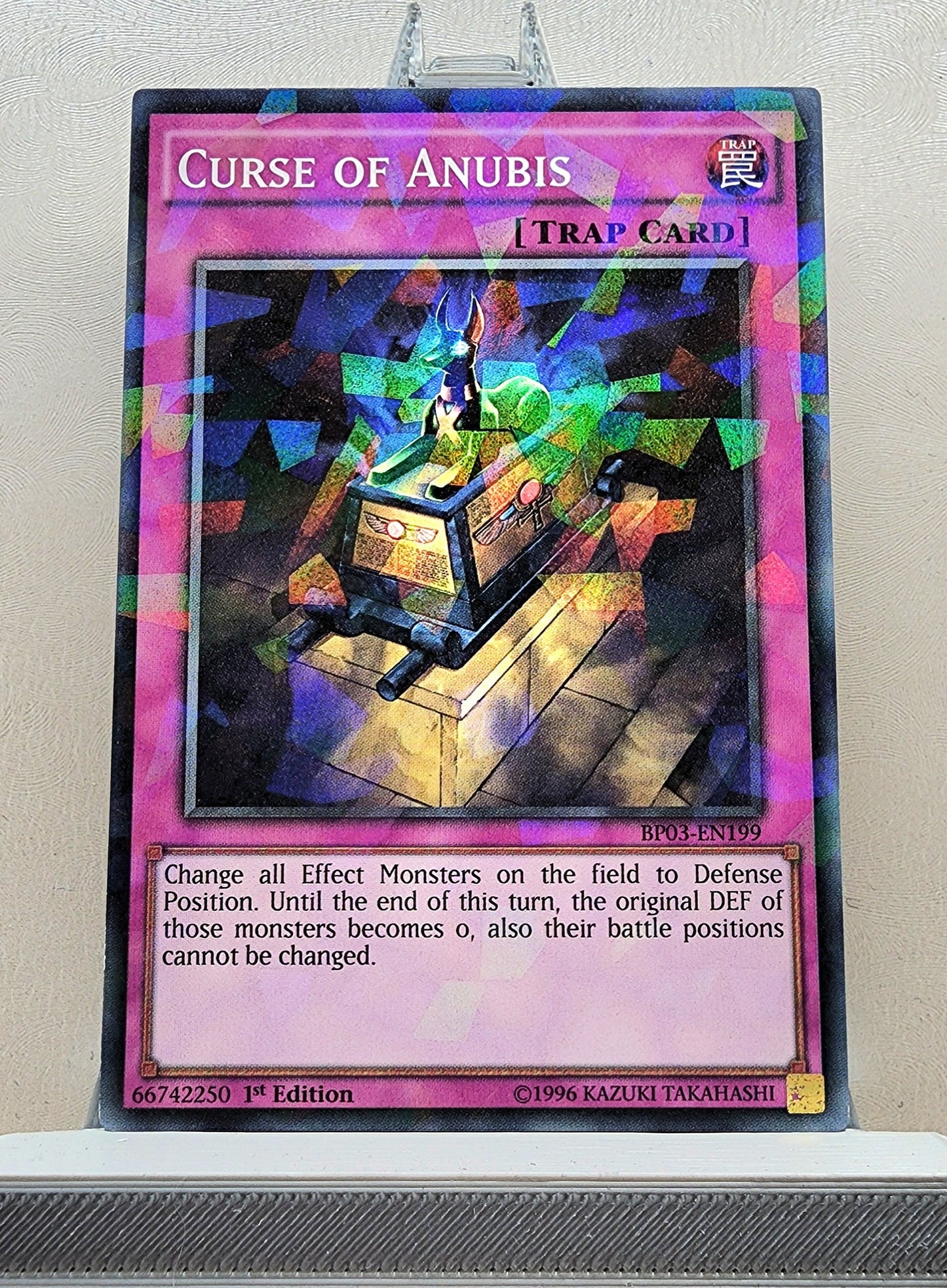 Yugioh! 1x Curse of Anubis (BP03 - Shatterfoil Rare) 1st Edition