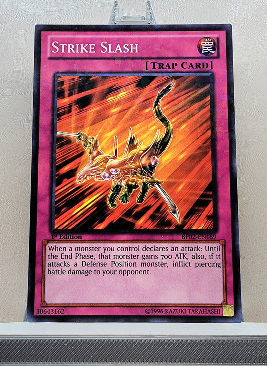 Yugioh! 1x Strike Slash (BP02 - Mosaic Rare) 1st Edition