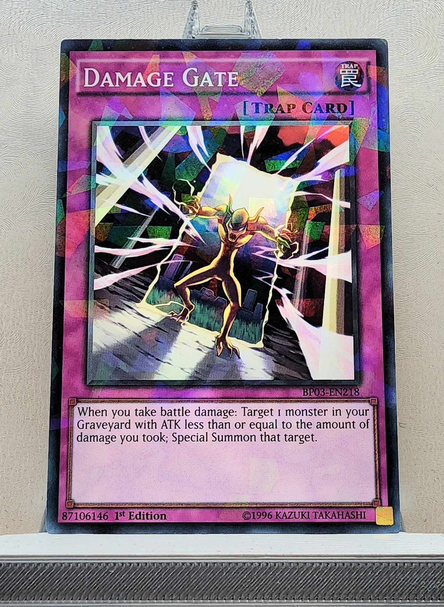 Yugioh! 1x Damage Gate (BP03 - Shatterfoil Rare) 1st Edition