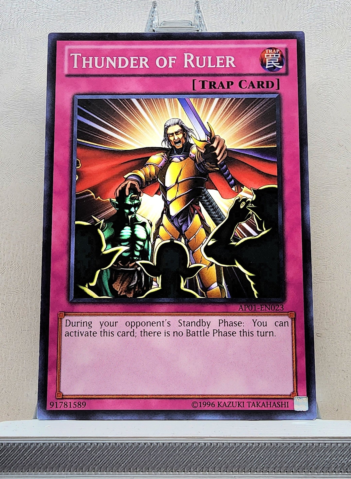 Yugioh! 1x Thunder of Ruler (AP01 - Common) Unli Edition