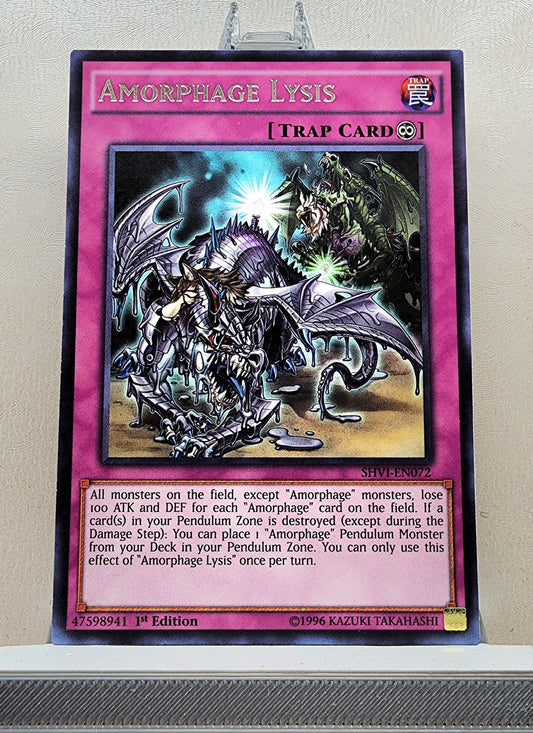 Yugioh! 1x Amorphage Lysis (SHVI - Rare) 1st/Unli Edition