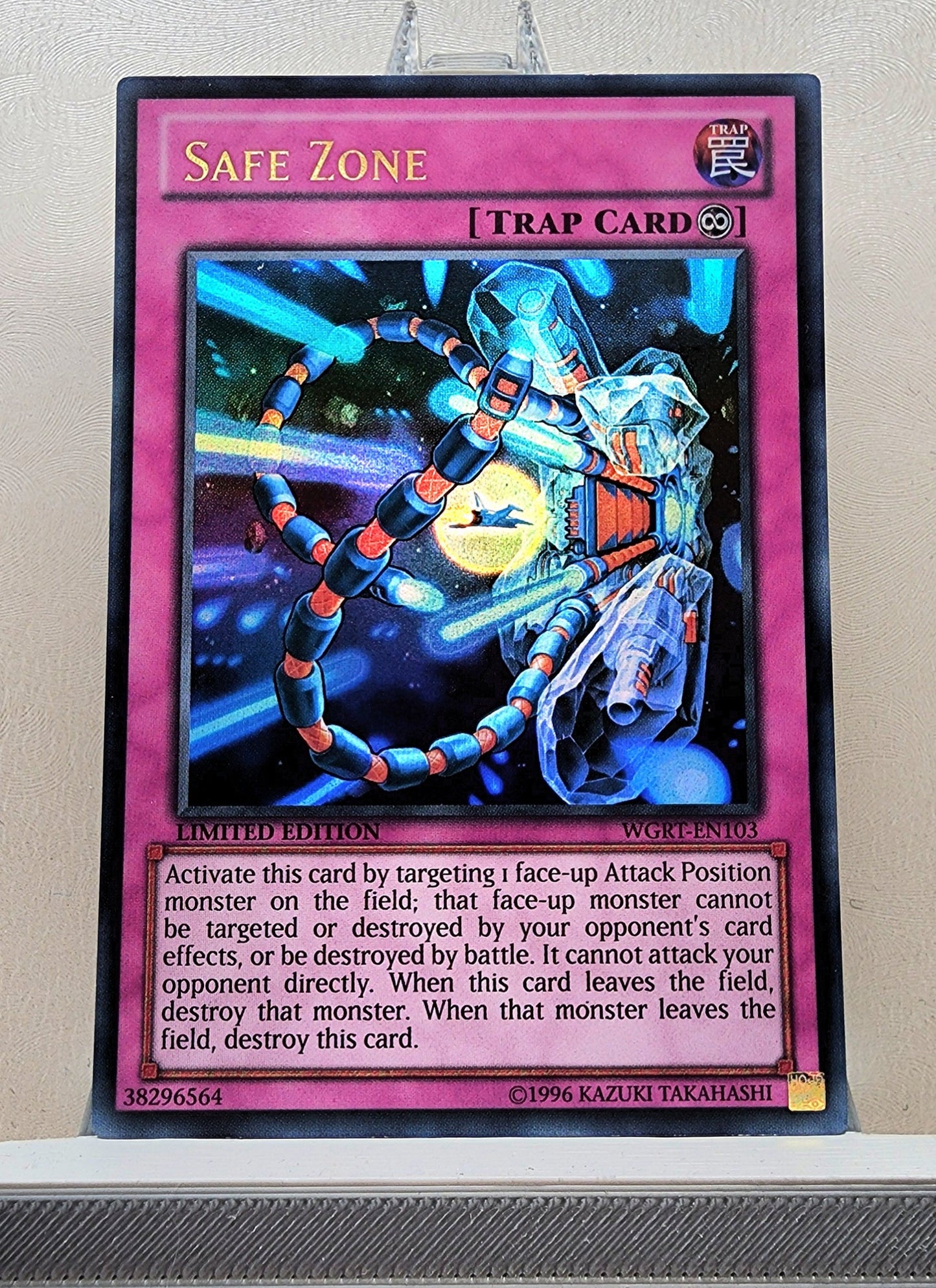 Yugioh! 1x Safe Zone (WGRT - Ultra Rare) Limited Edition