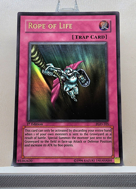 Yugioh! 1x Rope of Life (PGD - Ultra Rare) 1st Edition