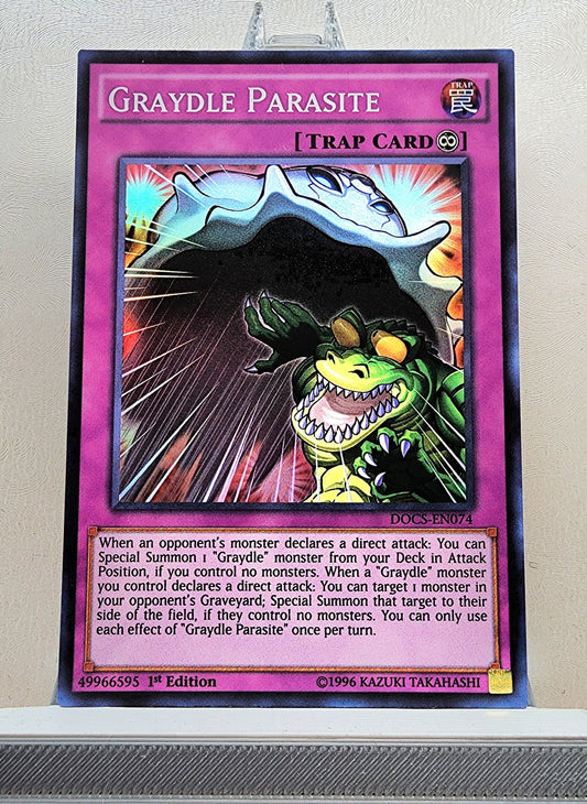 Yugioh! 1x Graydle Parasite (DOCS - Super Rare) 1st Edition