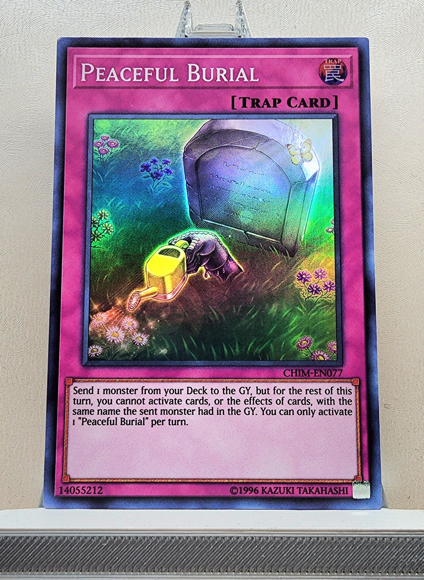 Yugioh! 1x Peaceful Burial (CHIM - Super Rare) 1st/Unli Edition