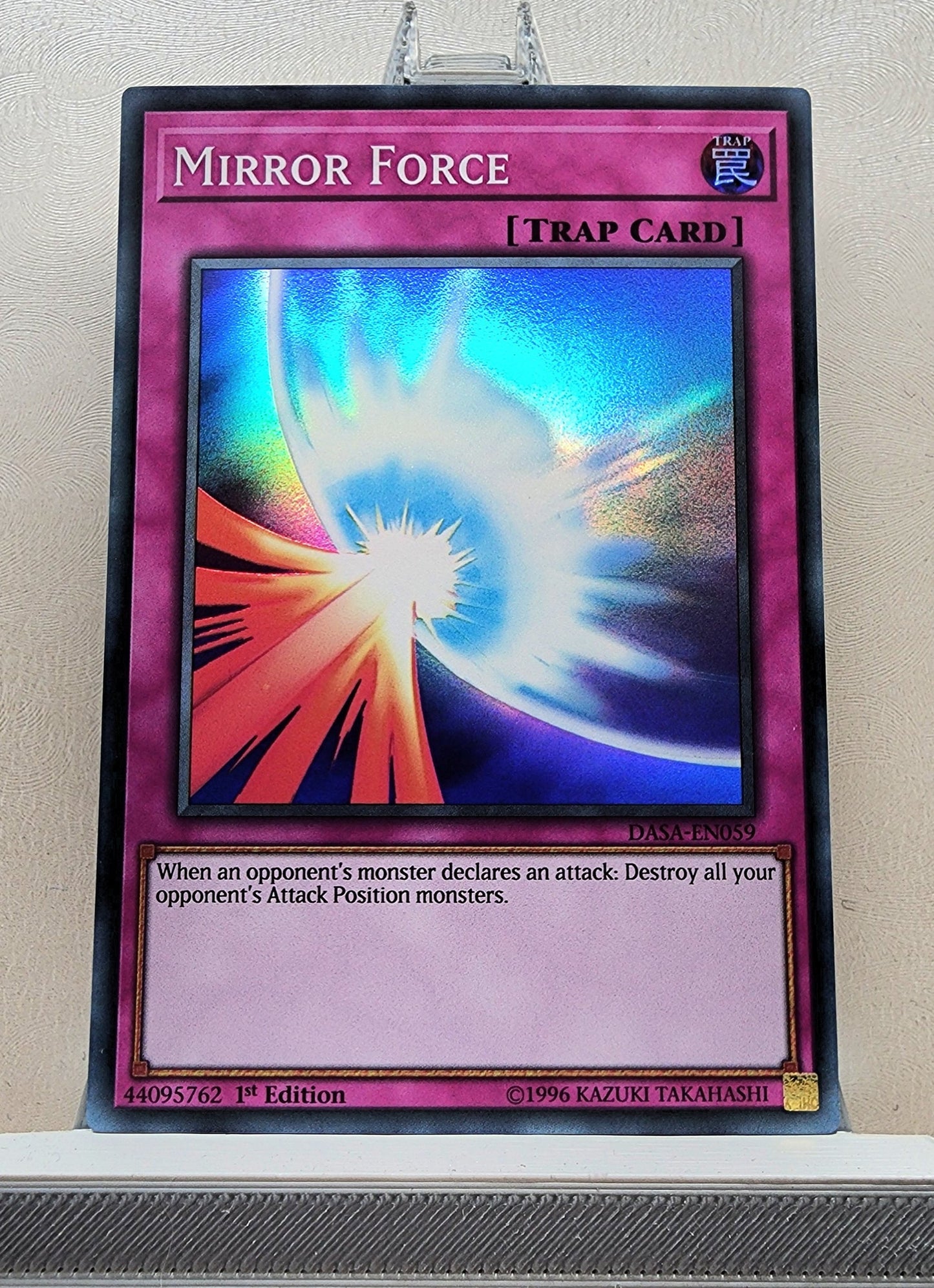 Yugioh! 1x Mirror Force (DASA - Super Rare) 1st Edition