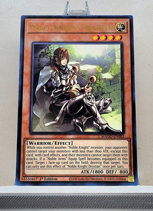 Yugioh! 1x Noble Knight Drystan (MAGO - Rare) 1st Edition