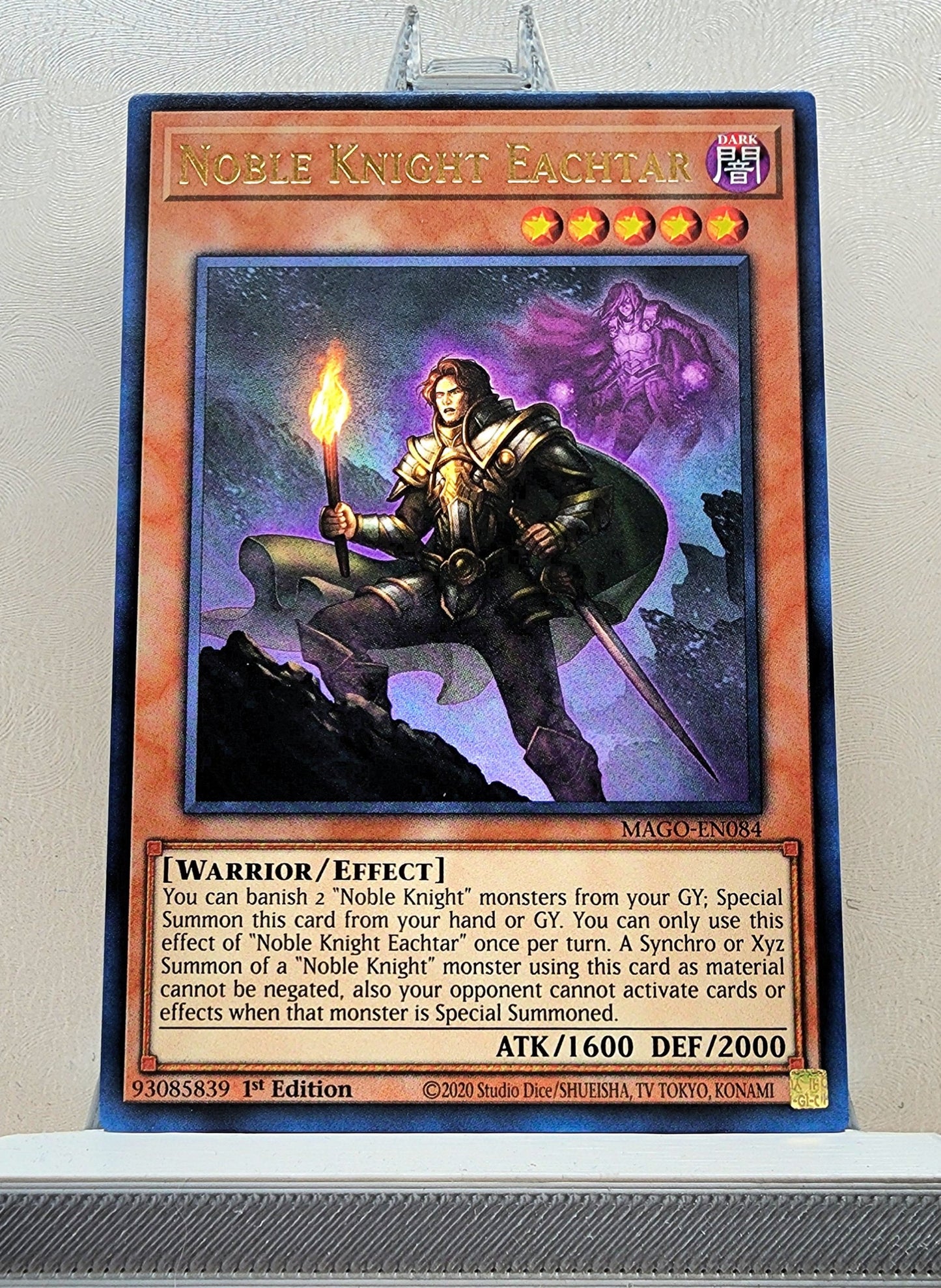 Yugioh! 1x Noble Knight Eachtar (MAGO - Rare) 1st Edition