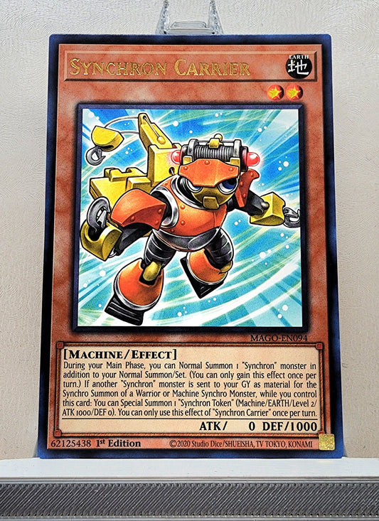 Yugioh! 1x Synchron Carrier (MAGO - Rare) 1st Edition