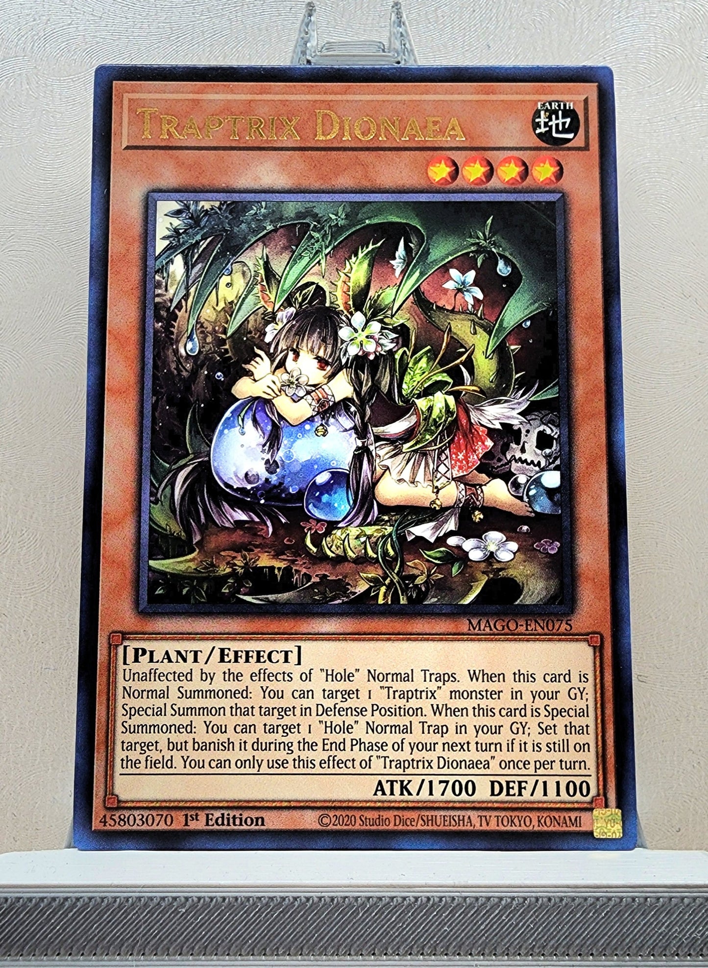 Yugioh! 1x Traptrix Dionaea (MAGO - Rare) 1st Edition