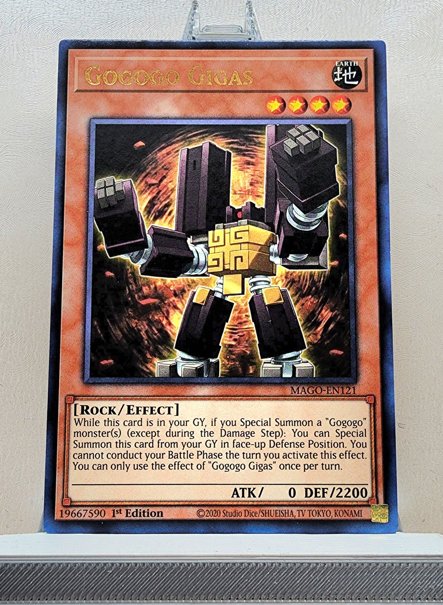 Yugioh! 1x Gogogo Gigas (MAGO - Rare) 1st Edition