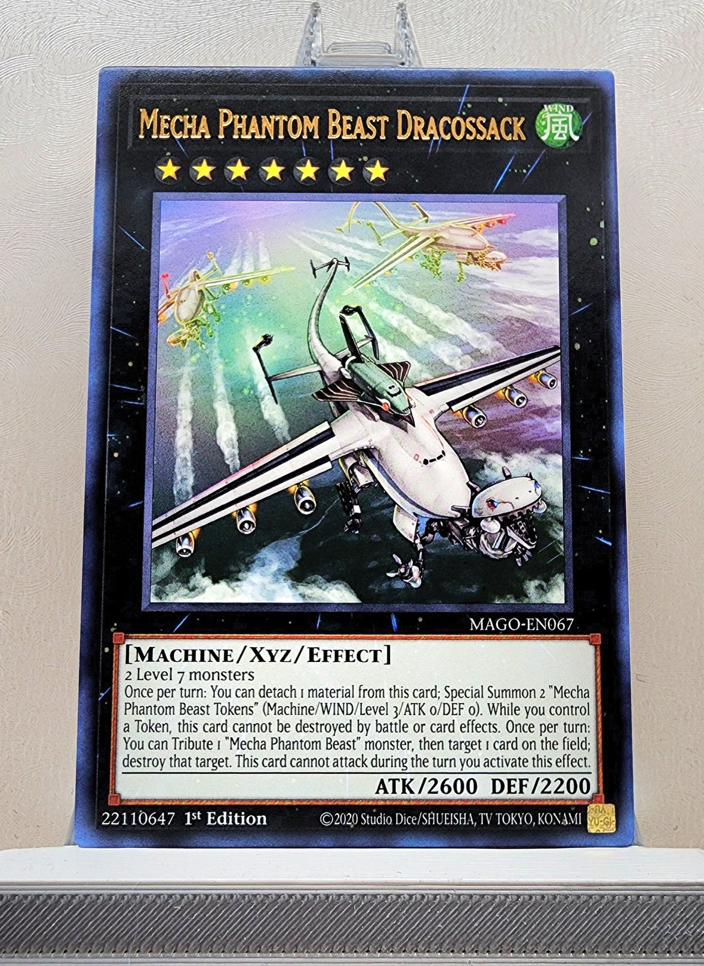 Yugioh! 1x Mecha Phantom Beast Dracossack (MAGO - Rare) 1st Edition