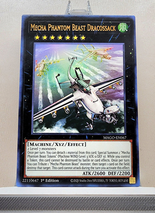 Yugioh! 1x Mecha Phantom Beast Dracossack (MAGO - Rare) 1st Edition