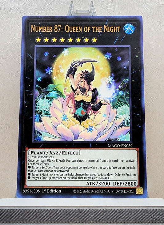 Yugioh! 1x Number 87: Queen of the Night (MAGO - Rare) 1st Edition