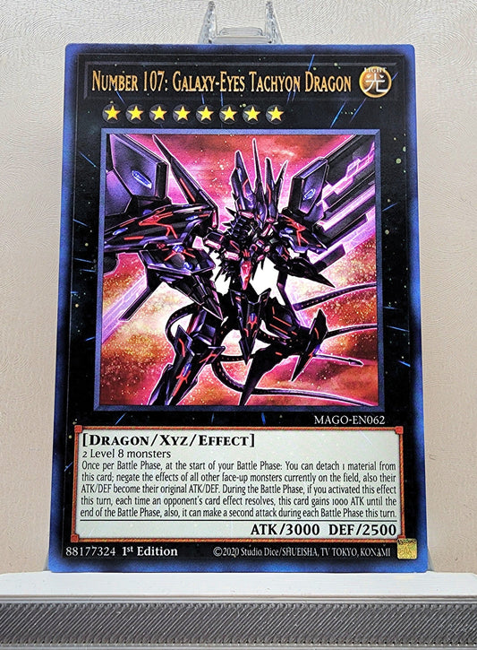 Yugioh! 1x Number 107: Galaxy Eyes Tachyon Dragon (MAGO - Rare) 1st Edition