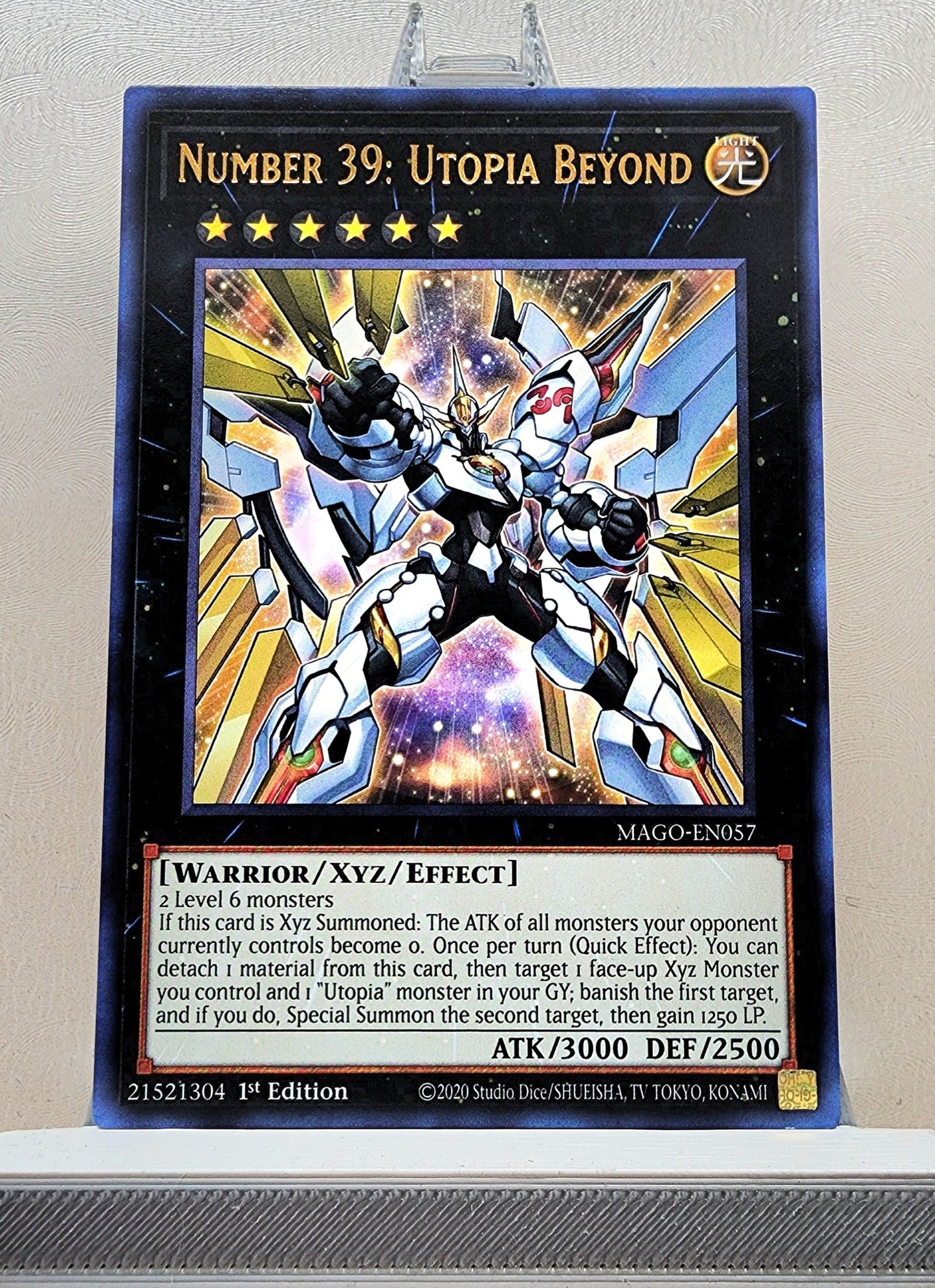 Yugioh! 1x Number 39: Utopia Beyond (MAGO - Rare) 1st Edition