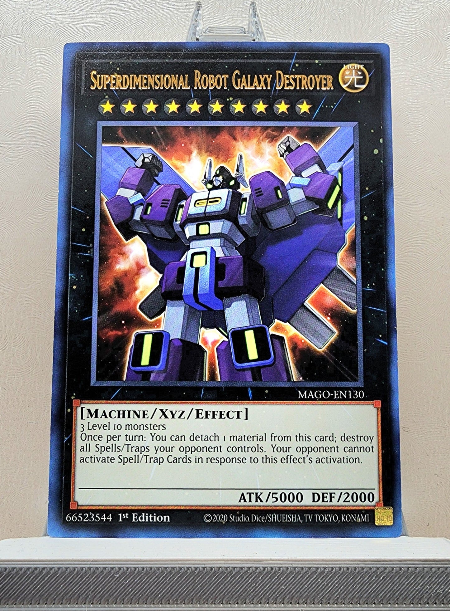 Yugioh! 1x Superdimensional Robot Galaxy Destroyer (MAGO - Rare) 1st Edition