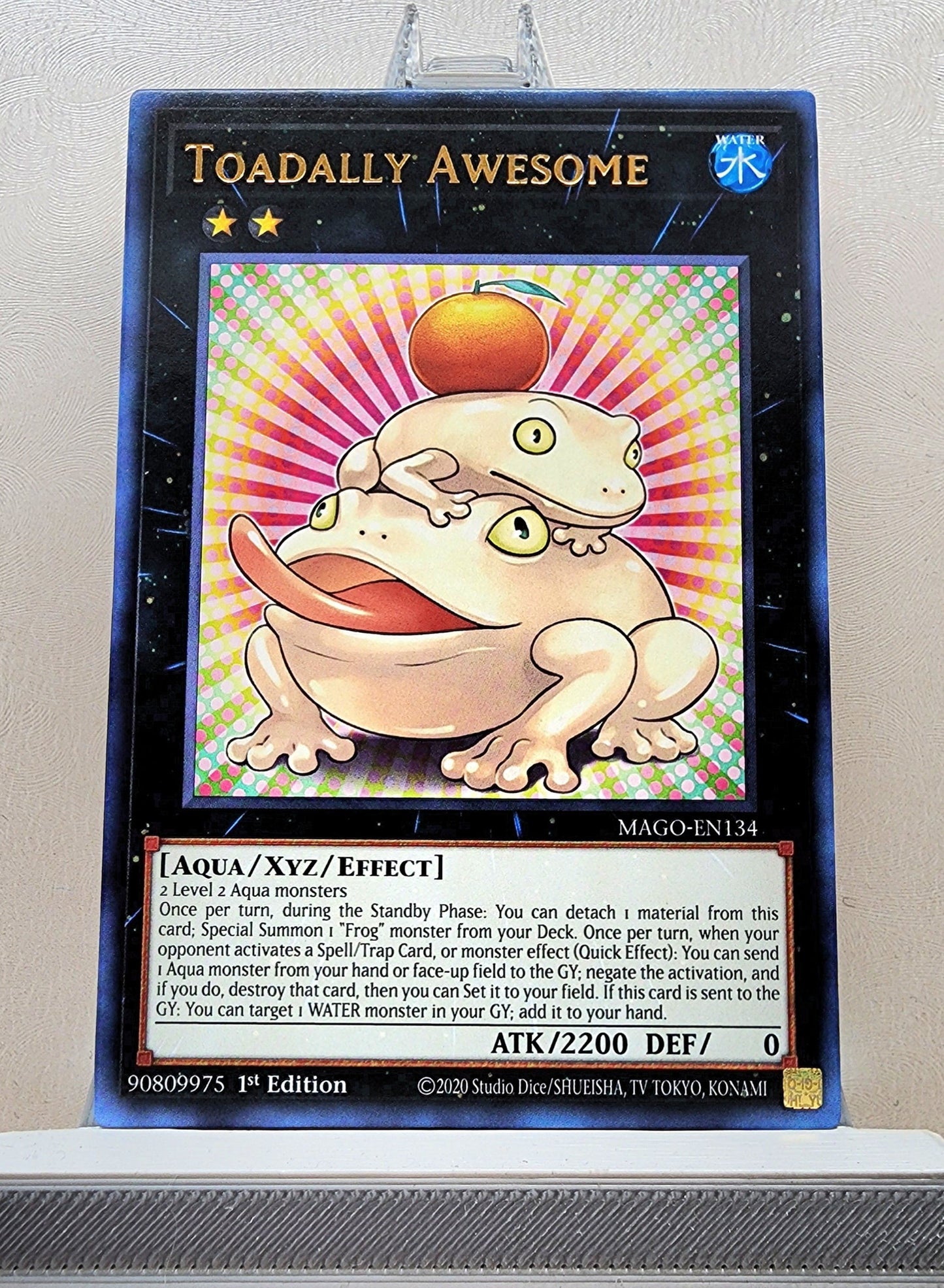 Yugioh! 1x Toadally Awesome (MAGO - Rare) 1st Edition