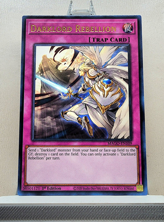 Yugioh! 1x Darklord Rebellion (MAGO - Rare) 1st Edition