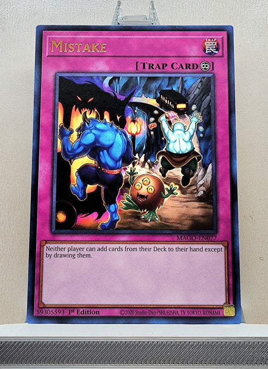 Yugioh! 1x Mistake (MAGO - Rare) 1st Edition