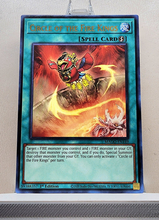 Yugioh! 1x Circle of the Fire Kings (MAGO - Rare) 1st Edition