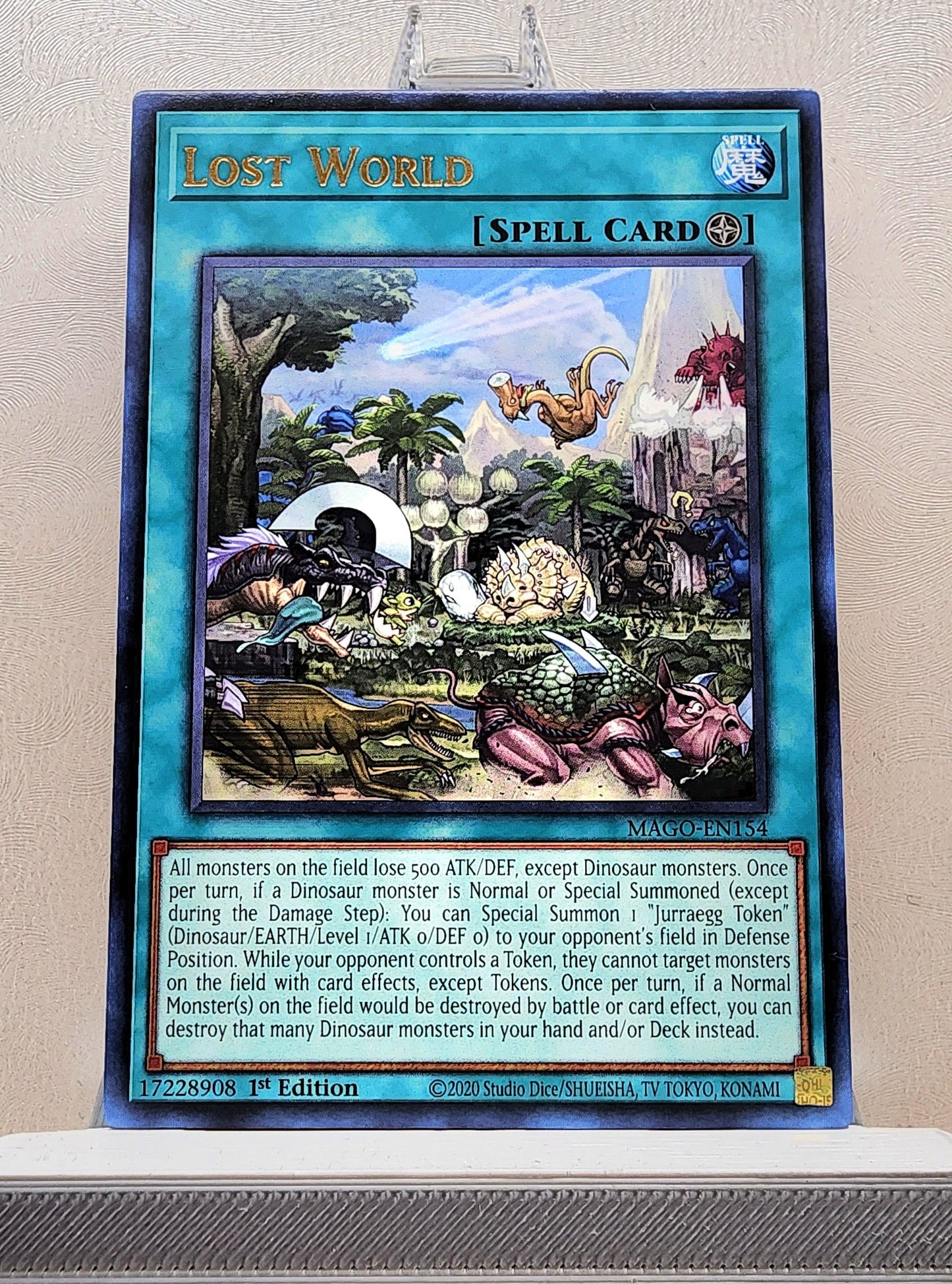 Yugioh! 1x Lost World (MAGO - Rare) 1st Edition