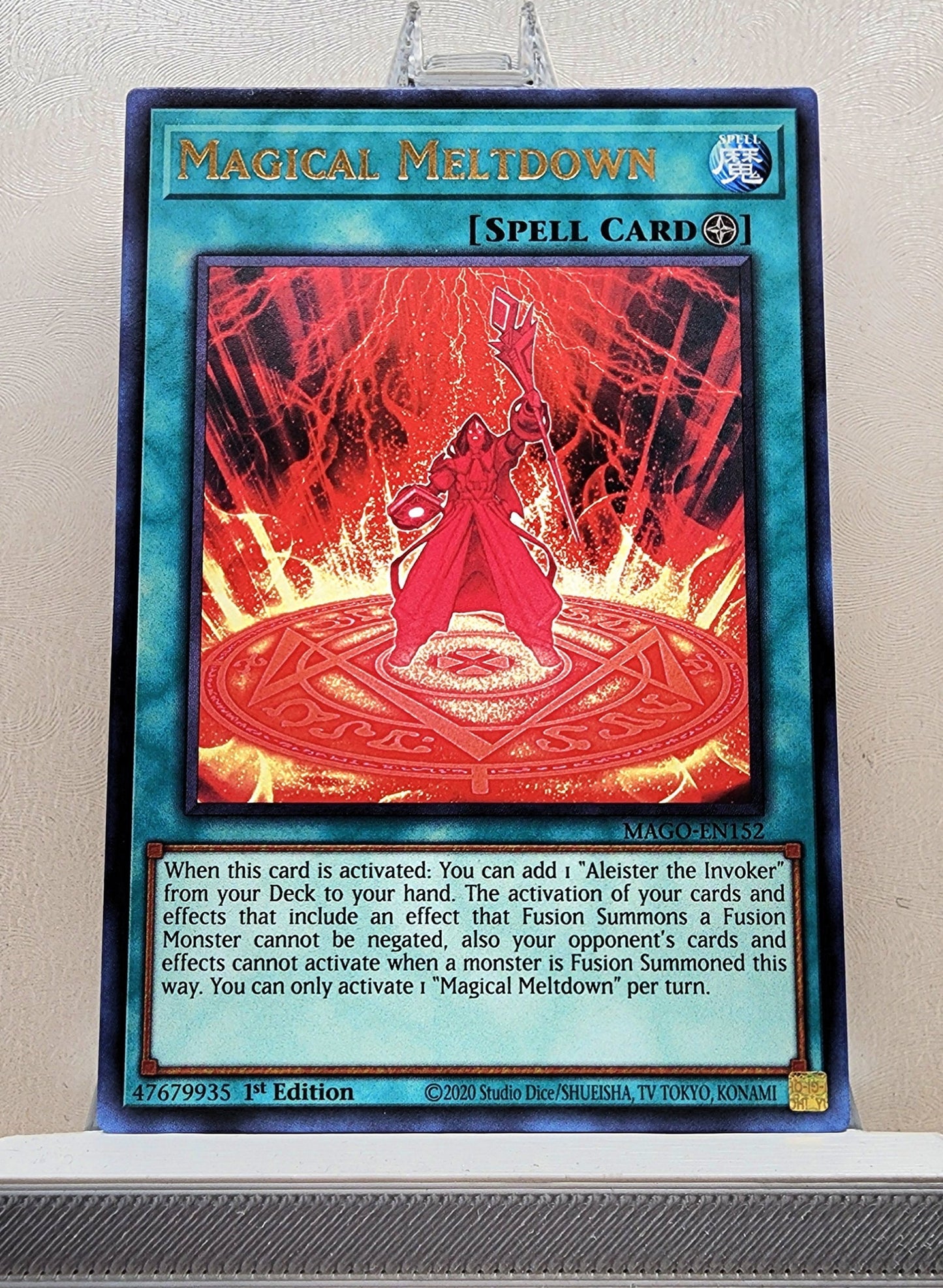 Yugioh! 1x Magical Meltdown (MAGO - Rare) 1st Edition