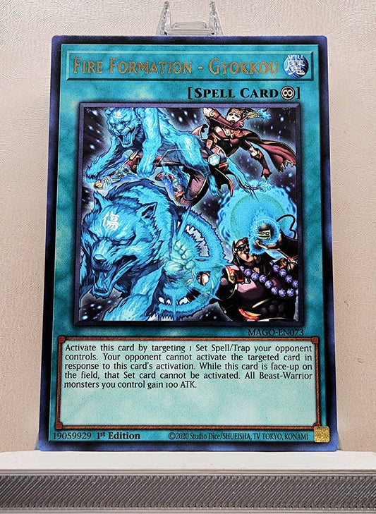 Yugioh! 1x Fire-Formation Gyokkou (MAGO - Rare) 1st Edition