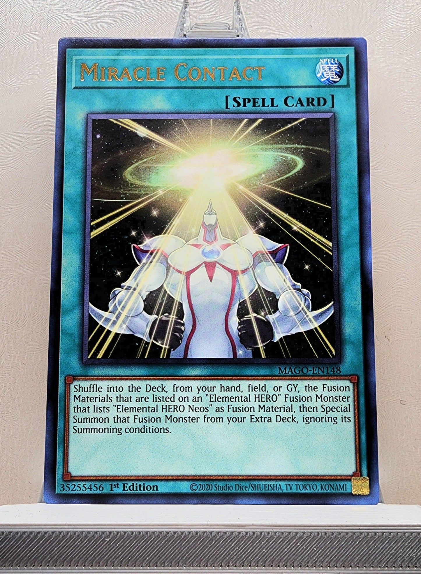 Yugioh! 1x Miracle Contact (MAGO - Rare) 1st Edition