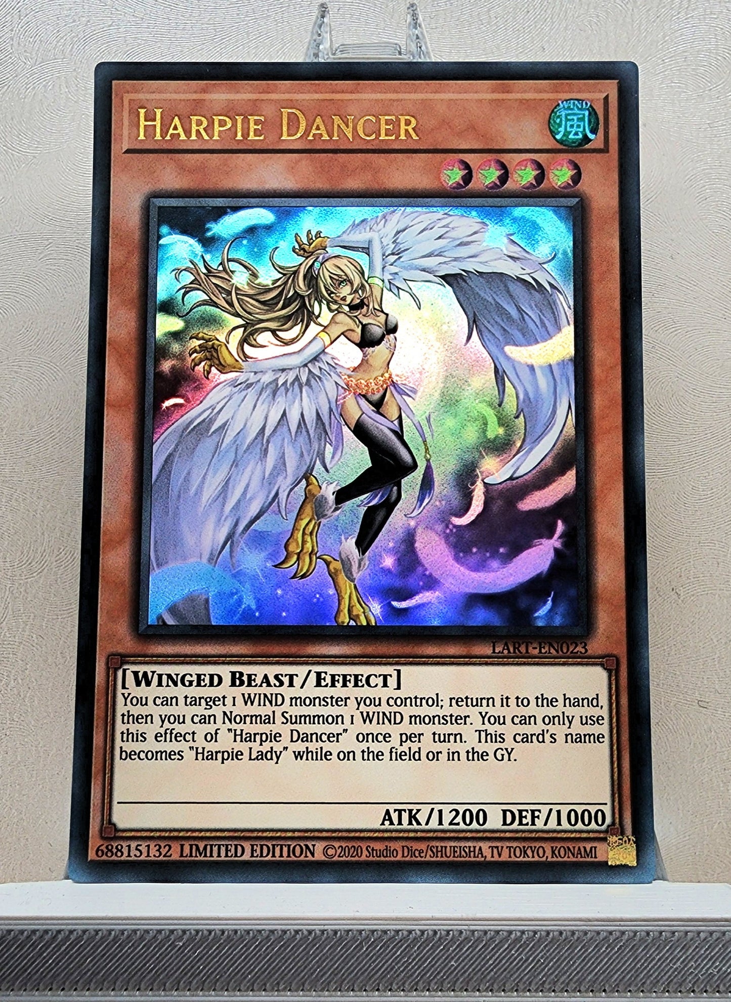 Yugioh! 1x Harpie Dancer (LART - Ultra Rare) Limited Edition