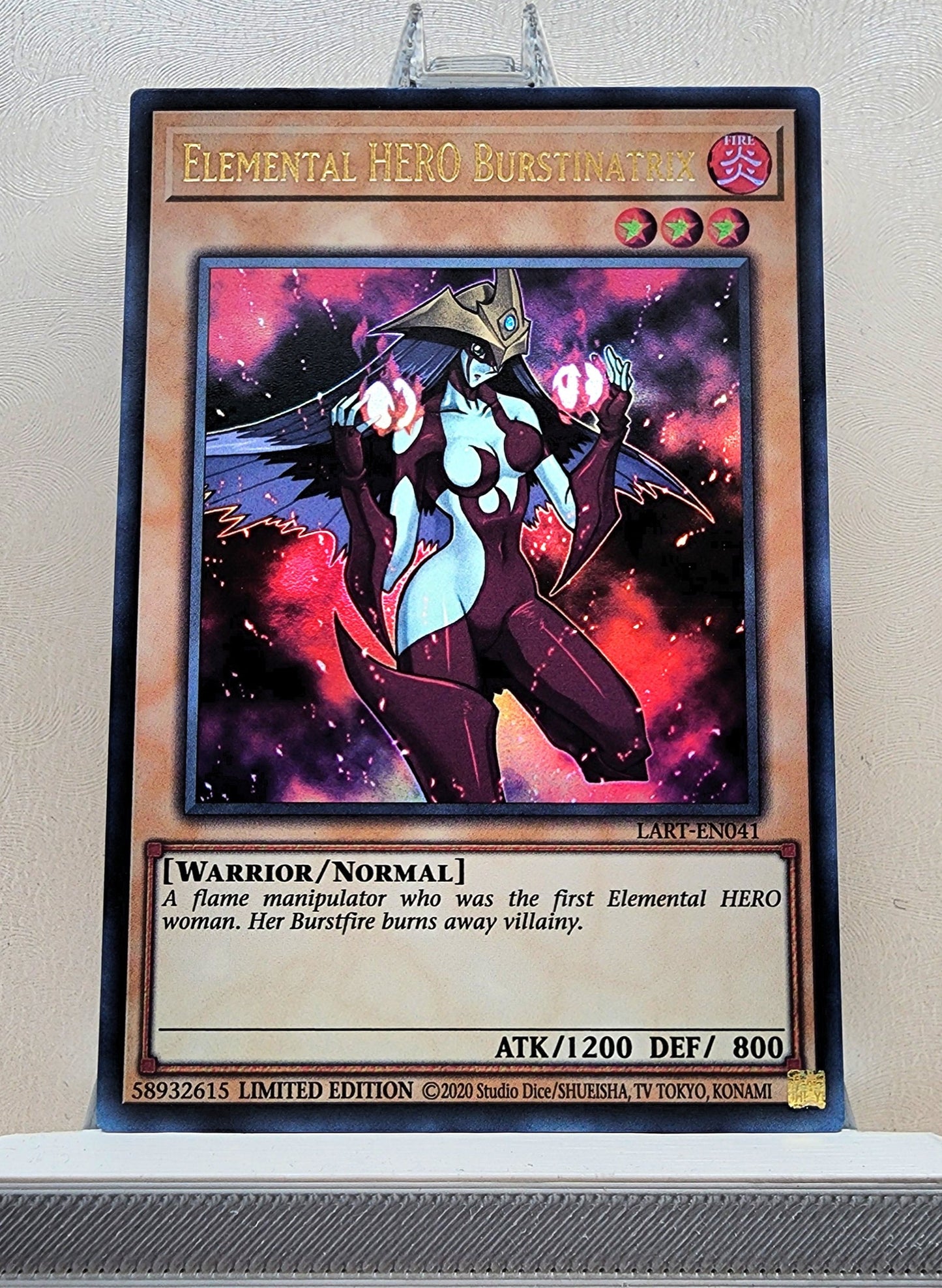 Yugioh! 1x Elemental Hero Burstinatrix (LART - Ultra Rare) Limited Edition