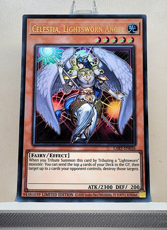 Yugioh! 1x Celestia, Lightsworn Angel (LART - Ultra Rare) Limited Edition