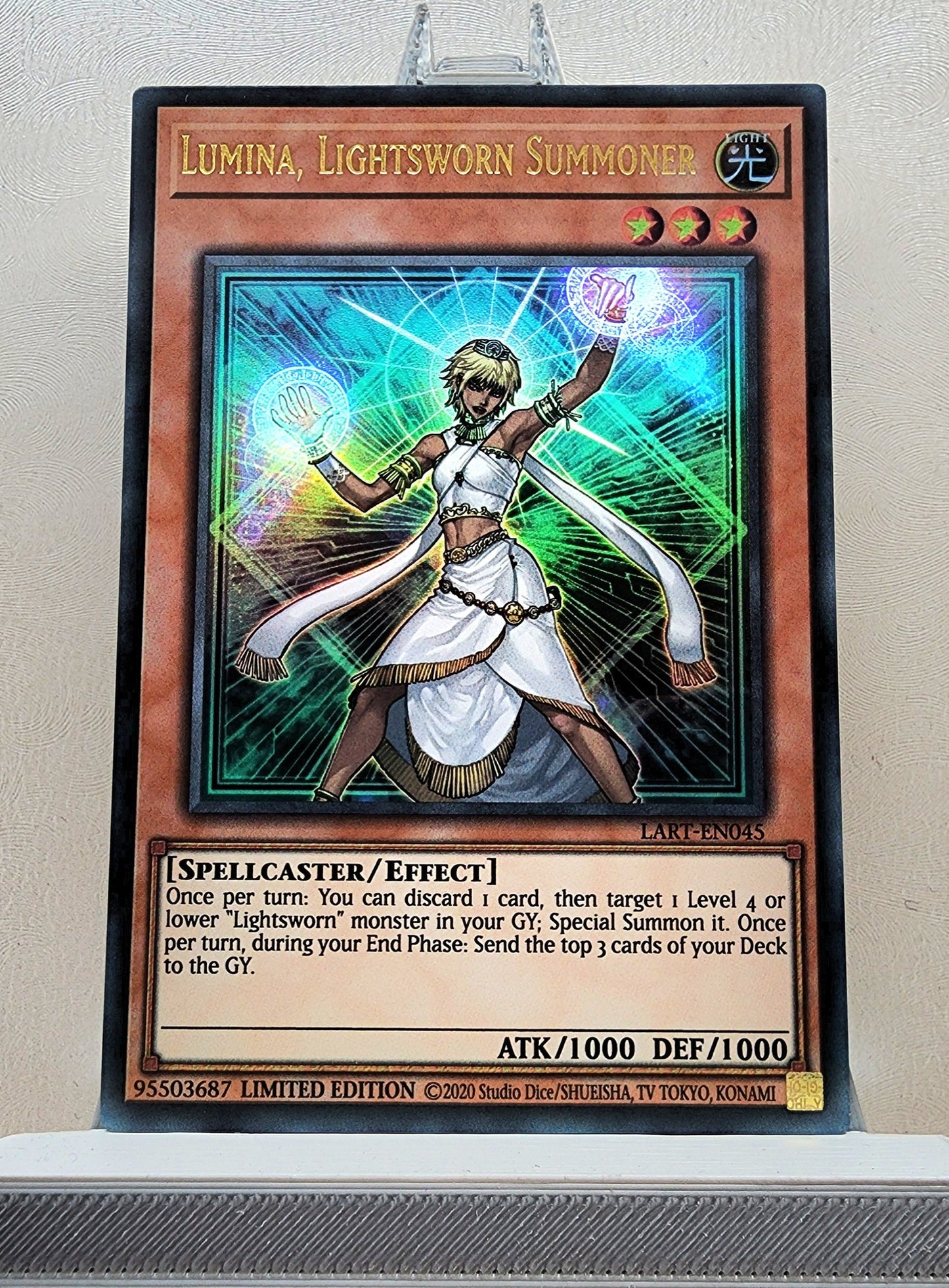 Yugioh! 1x Lumina, Lightsworn Summoner (LART - Ultra Rare) Limited Edition