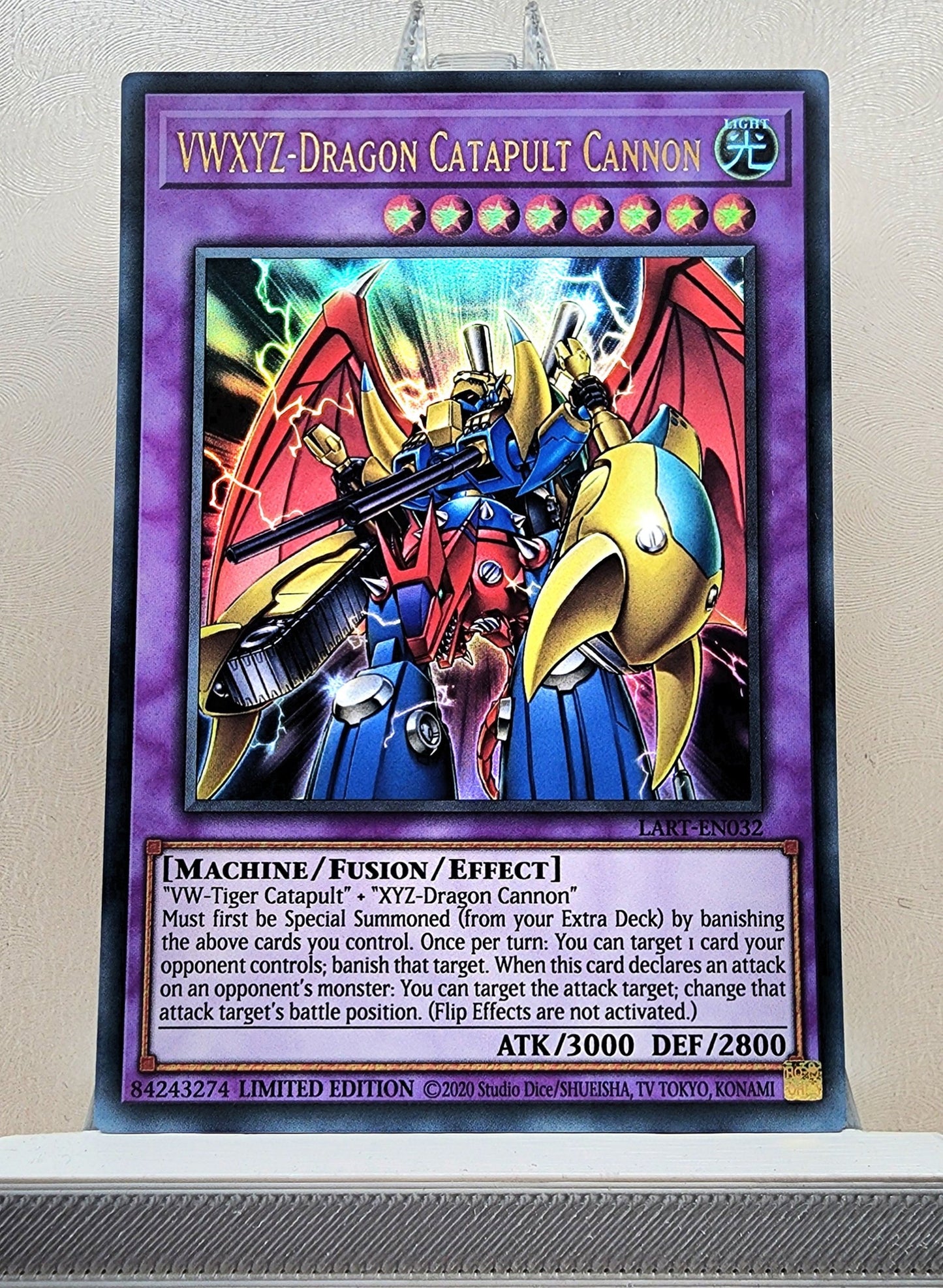 Yugioh! 1x VWXYZ Dragon Catapult Cannon (LART - Ultra Rare) Limited Edition