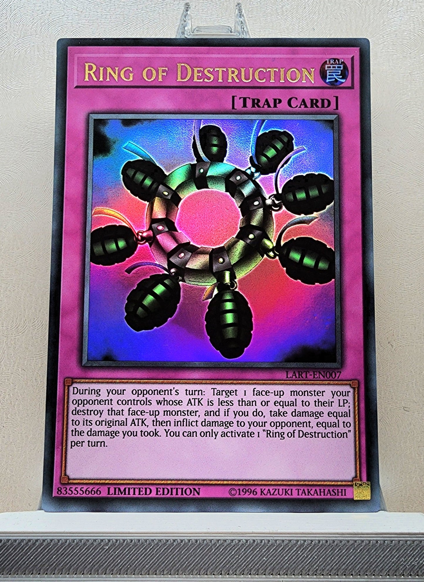 Yugioh! 1x Ring of Destruction (LART - Ultra Rare) Limited Edition