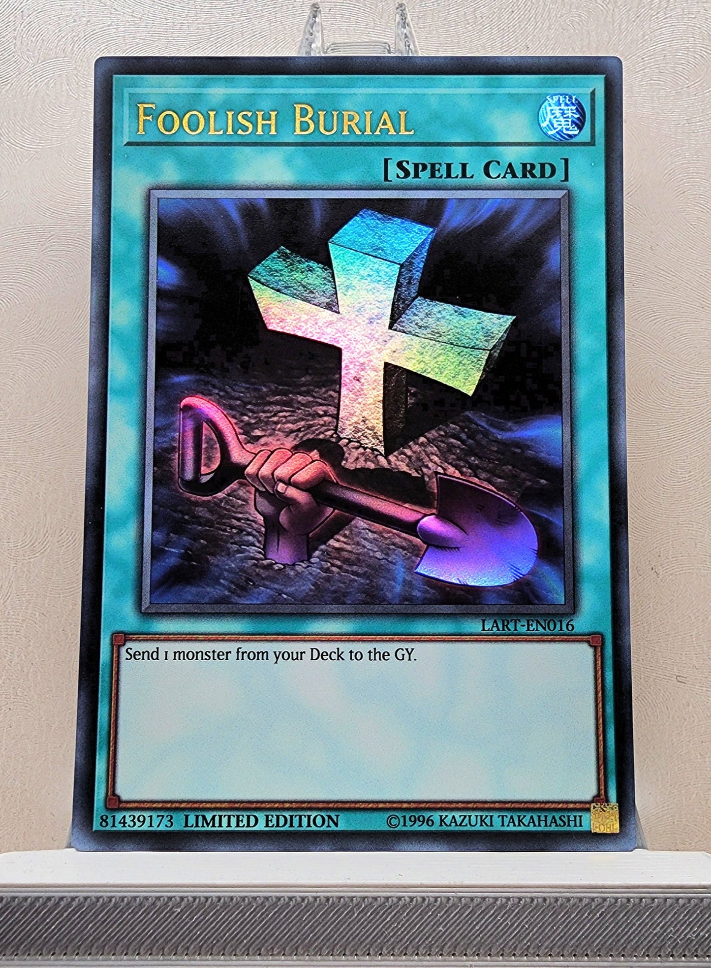 Yugioh! 1x Foolish Burial (LART - Ultra Rare) Limited Edition