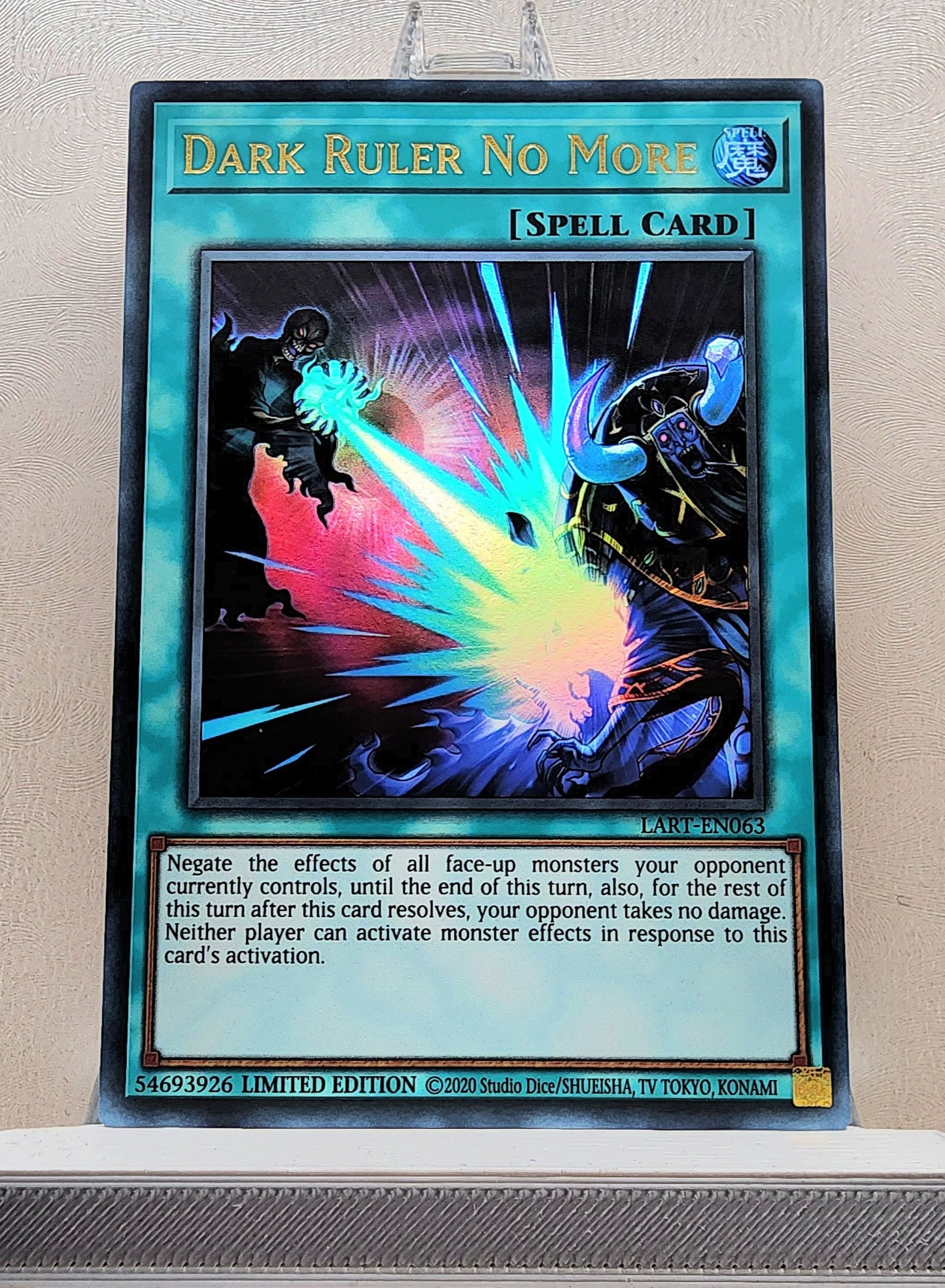 Yugioh! 1x Dark Ruler No More (LART - Ultra Rare) Limited Edition