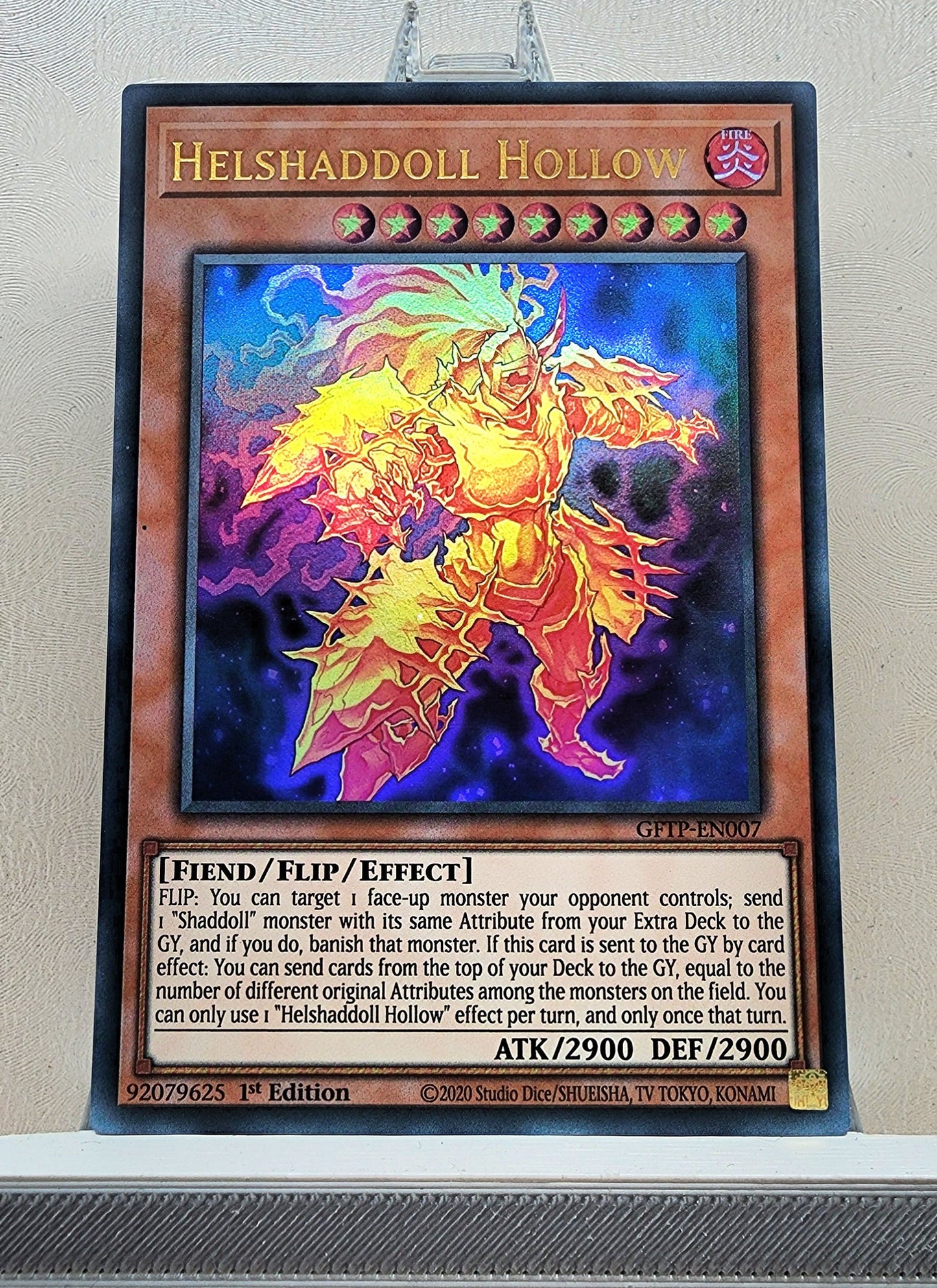 Yugioh! 1x Helshaddoll Hollow (GFTP - Ultra Rare) 1st Edition