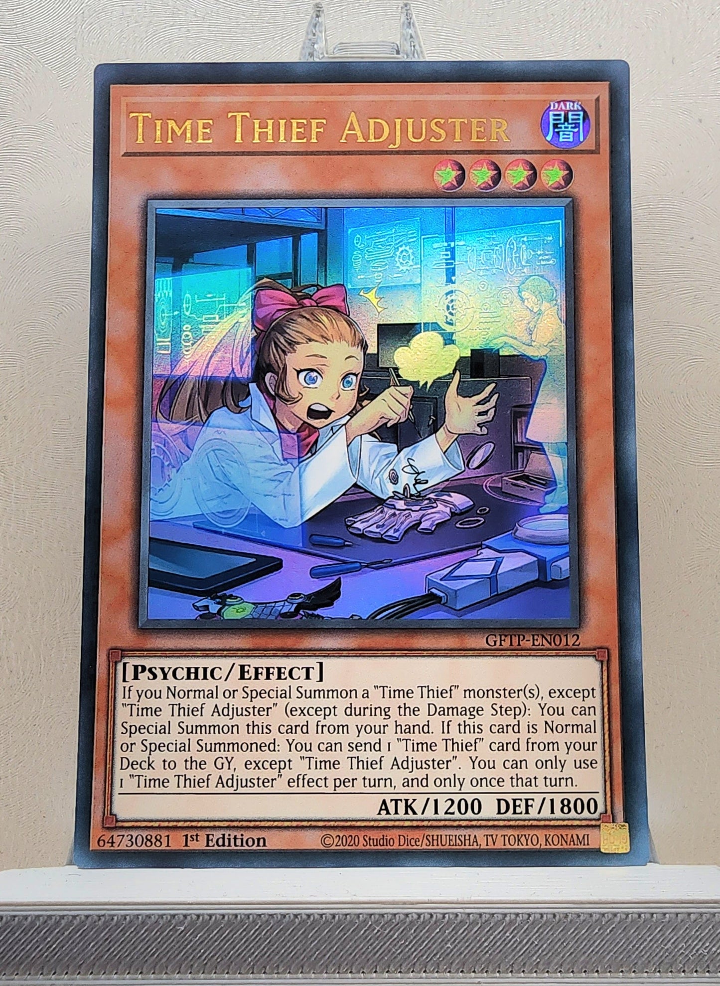 Yugioh! 1x Time Thief Adjuster (GFTP - Ultra Rare) 1st Edition