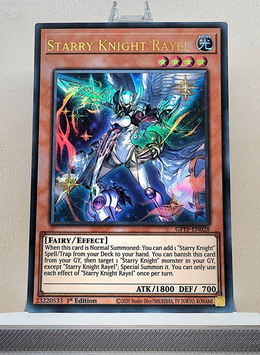 Yugioh! 1x Starry Knight Rayel (GFTP - Ultra Rare) 1st Edition