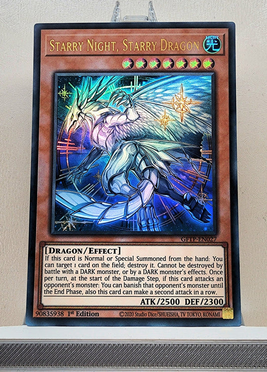 Yugioh! 1x Starry Night, Starry Dragon (GFTP - Ultra Rare) 1st Edition