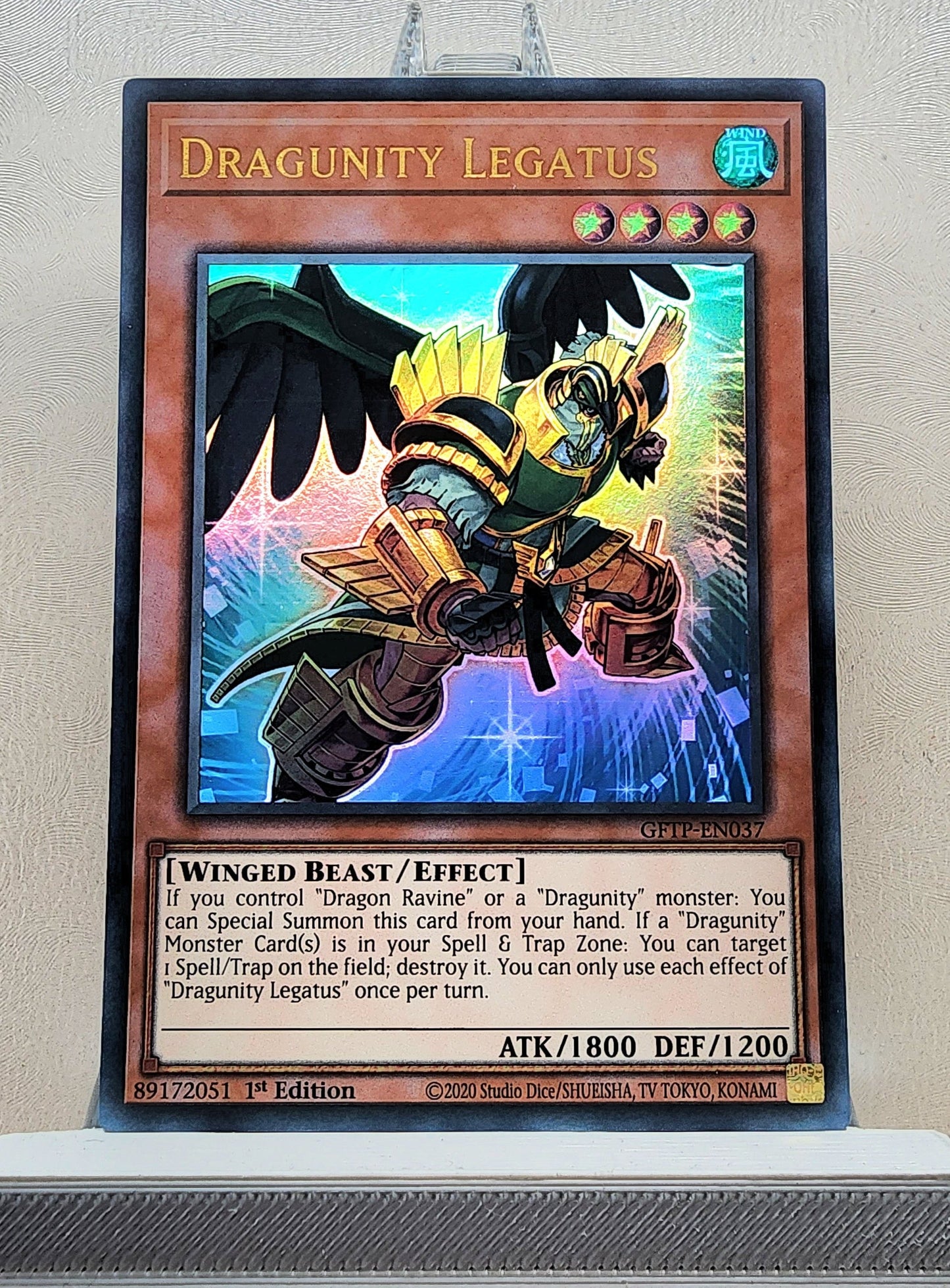 Yugioh! 1x Dragunity Legatus (GFTP - Ultra Rare) 1st Edition