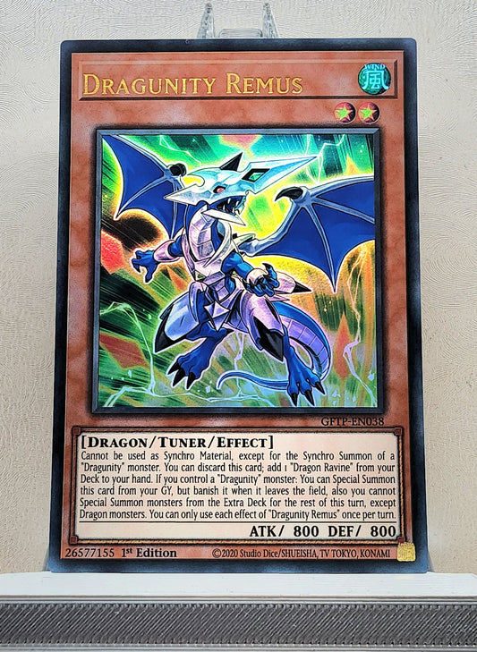 Yugioh! 1x Dragunity Remus (GFTP - Ultra Rare) 1st Edition